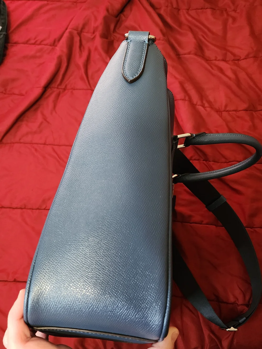 Coach Leather Metropolitan Briefcase with Detachable Strap